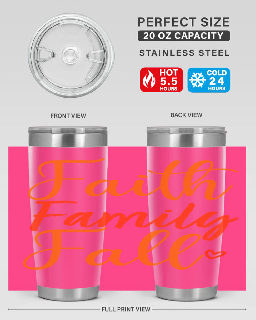 Faith Family Fall Design 81#- fall- Tumbler
