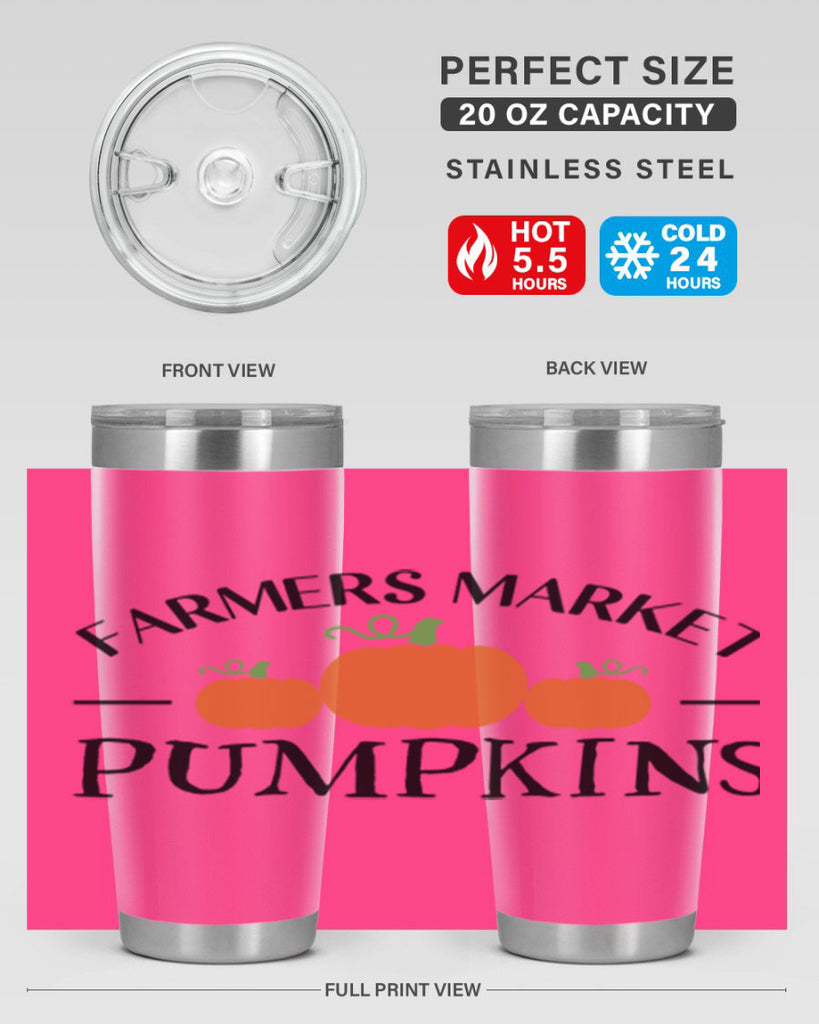 Farmers Market Pumpkins 178#- fall- Tumbler