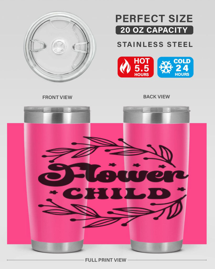 Flower child  141#- spring- Tumbler