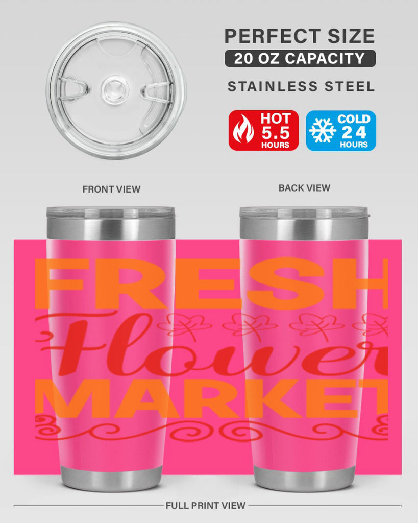 Fresh flower market 143#- spring- Tumbler