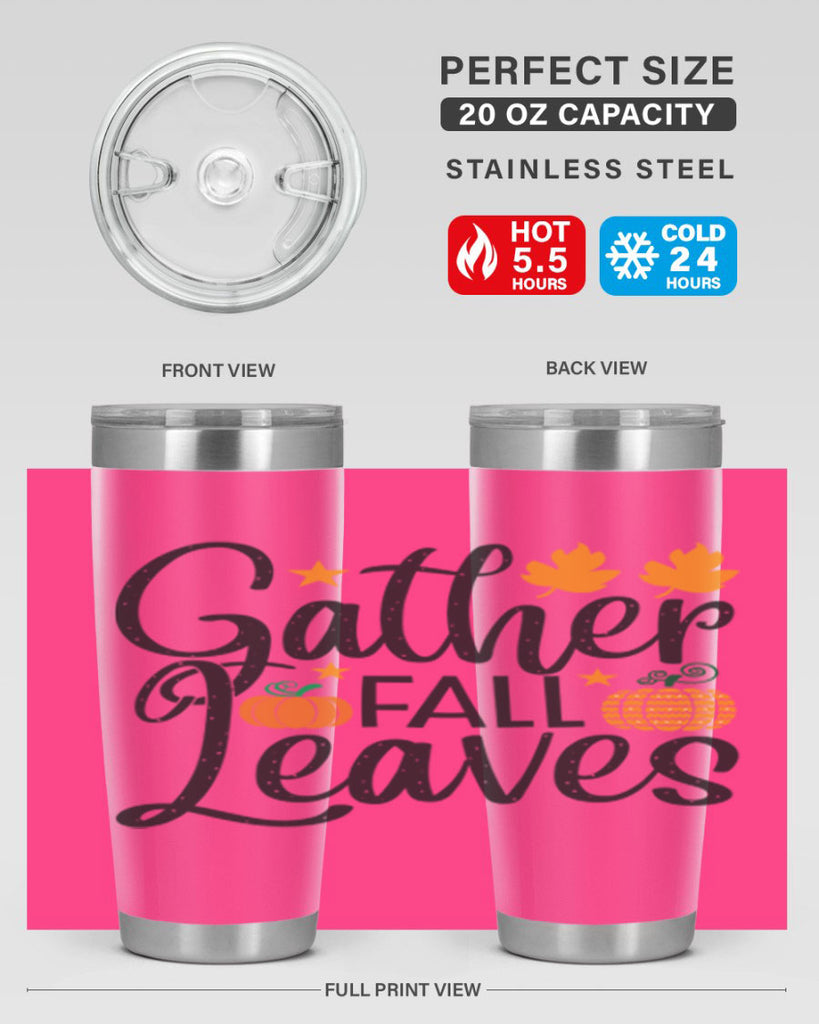 Gatherfallleaves 189#- fall- Tumbler