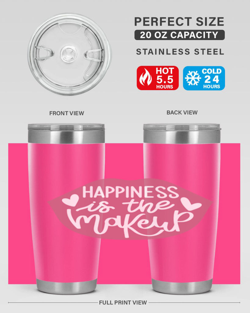 Happiness is the Makeup Style 92#- make up- Tumbler