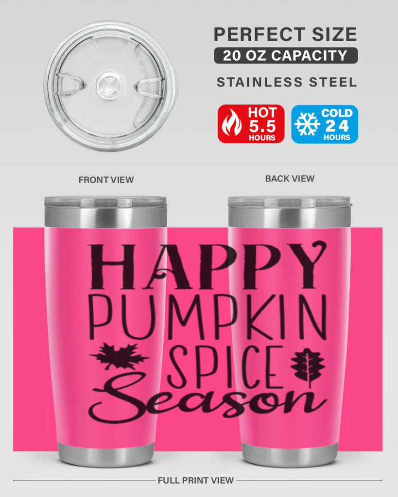Happy Pumpkin Spice Sason 241#- fall- Tumbler
