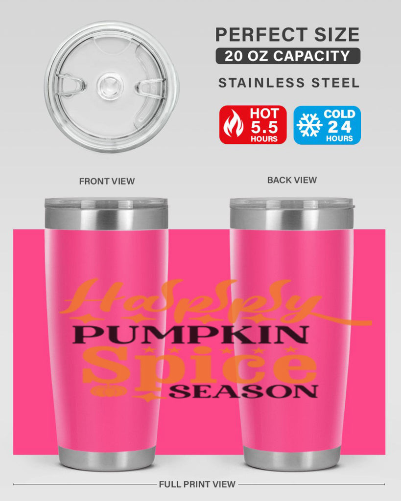 Happy Pumpkin Spice Season 245#- fall- Tumbler