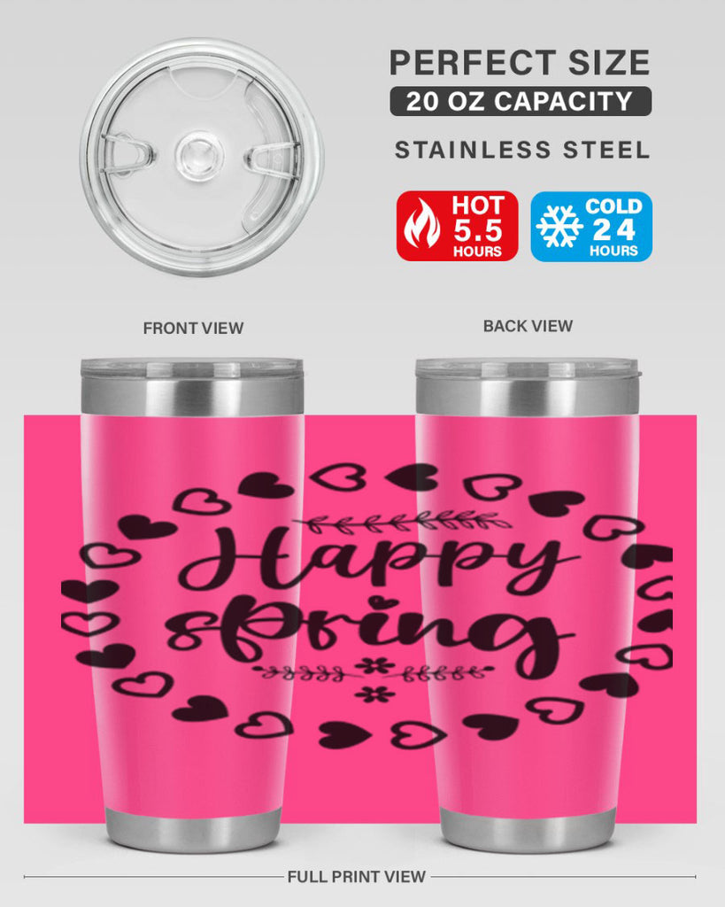 Happy Spring 174#- spring- Tumbler