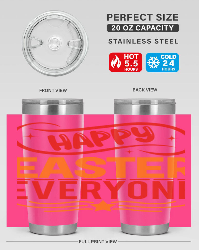 Happy easter everyone 155#- spring- Tumbler