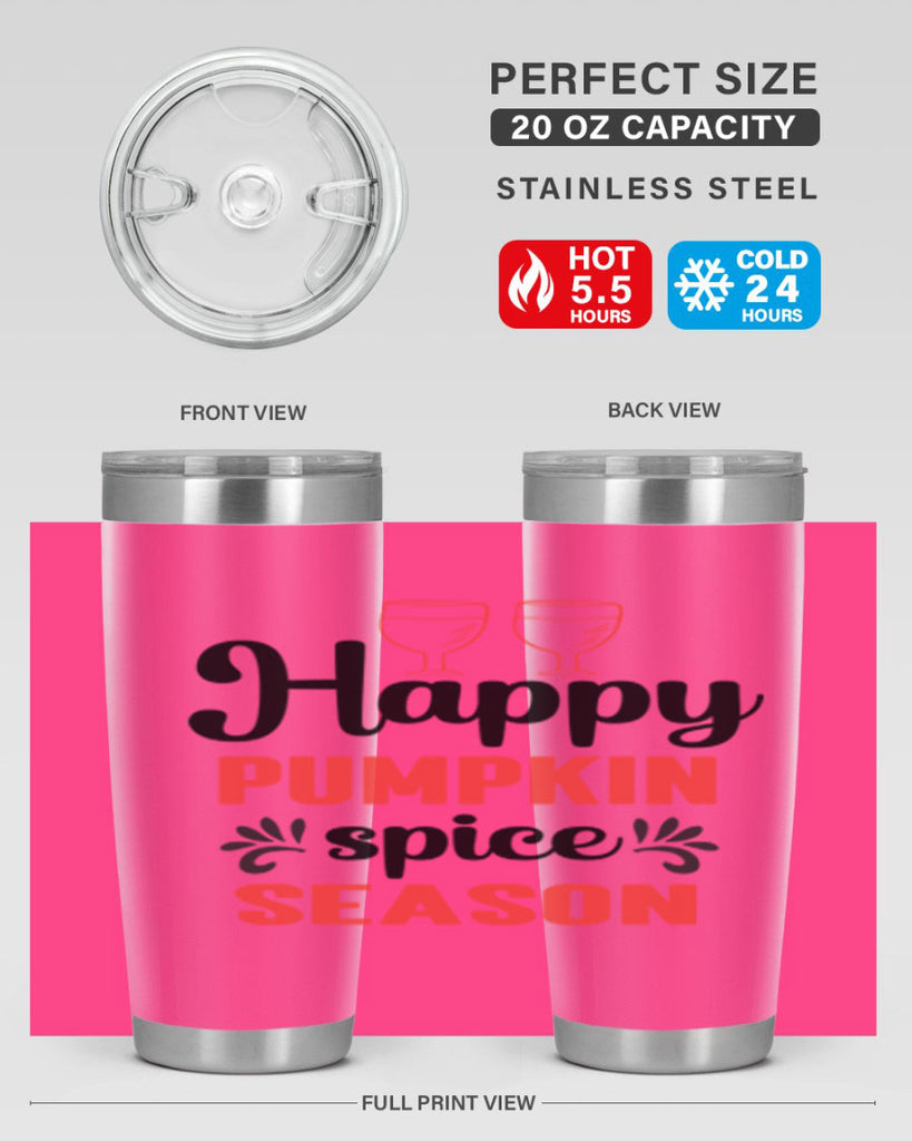 Happy pumpkin spice season 244#- fall- Tumbler