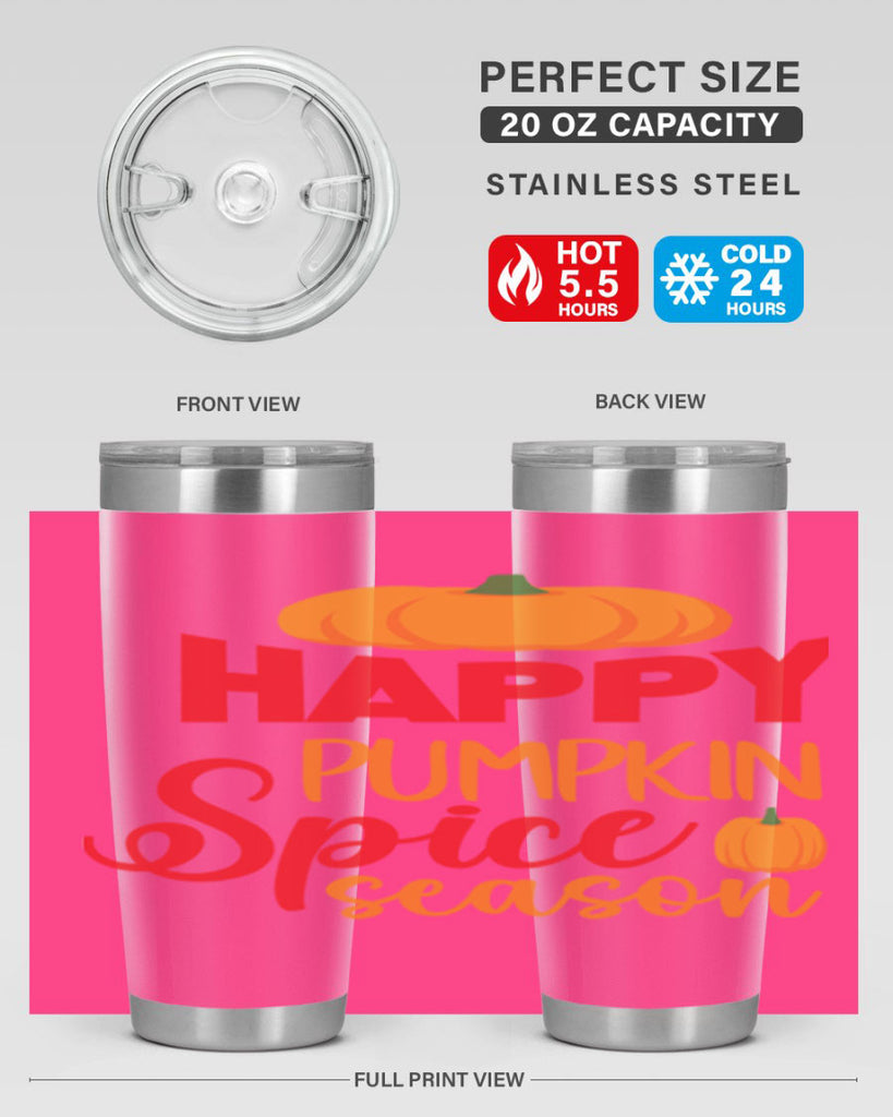 HappyPumpkinSpiceSeason 259#- fall- Tumbler