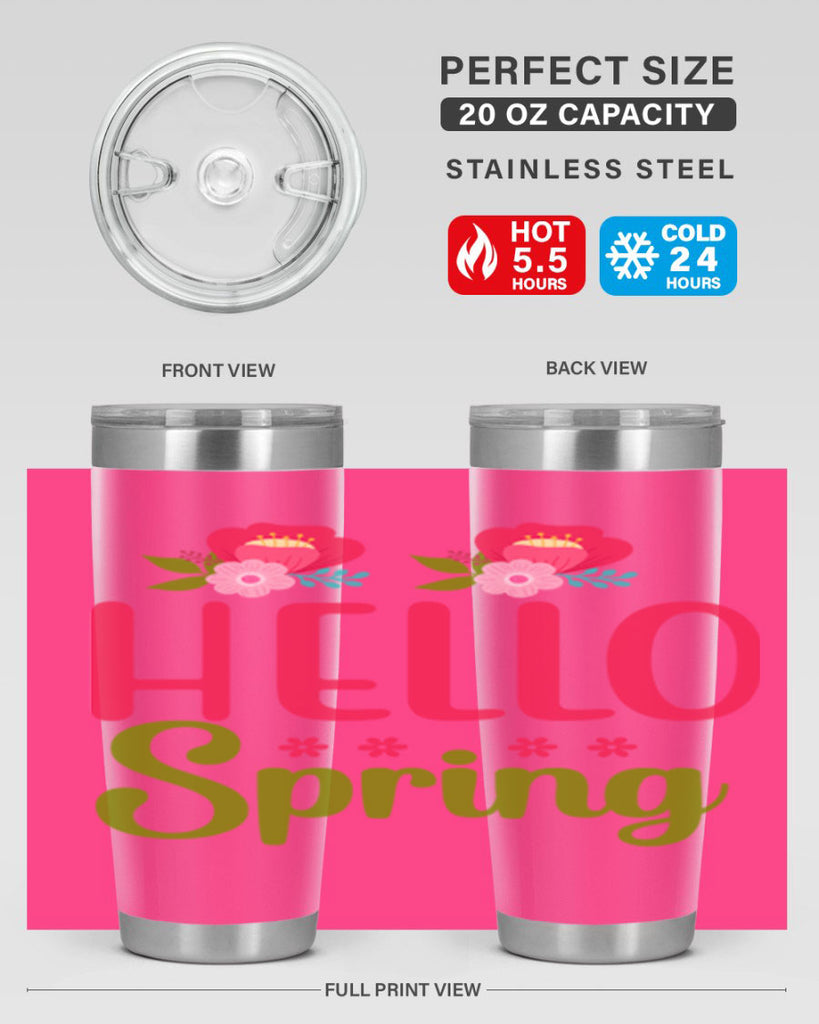 Hello Spring 186#- spring- Tumbler