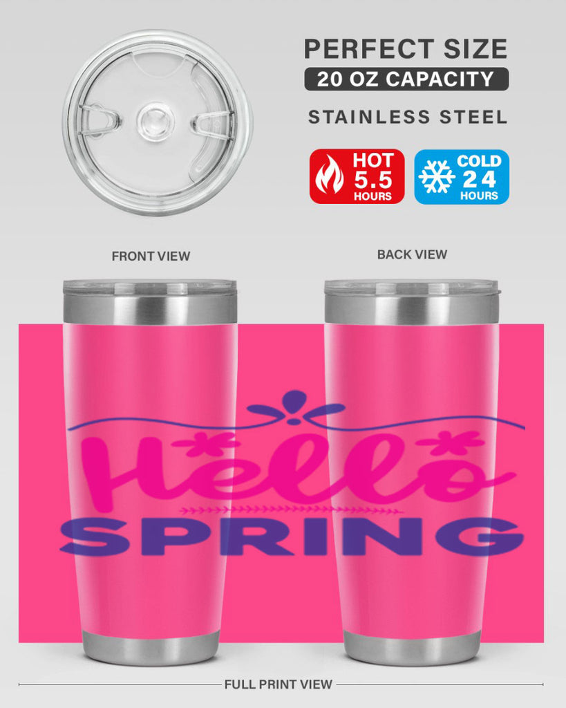 Hello Spring 212#- spring- Tumbler
