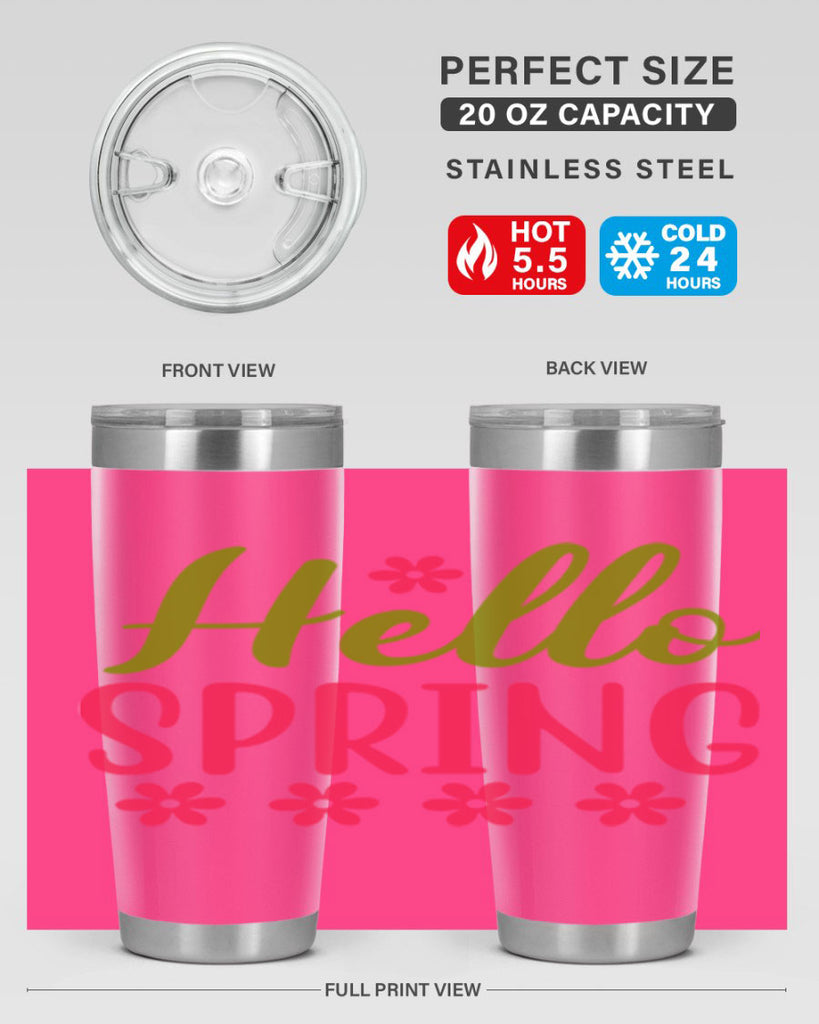 Hello Spring 213#- spring- Tumbler