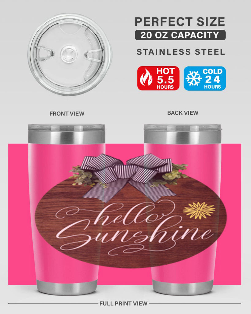 Hello Spring Lettering Mockup200#- spring- Tumbler