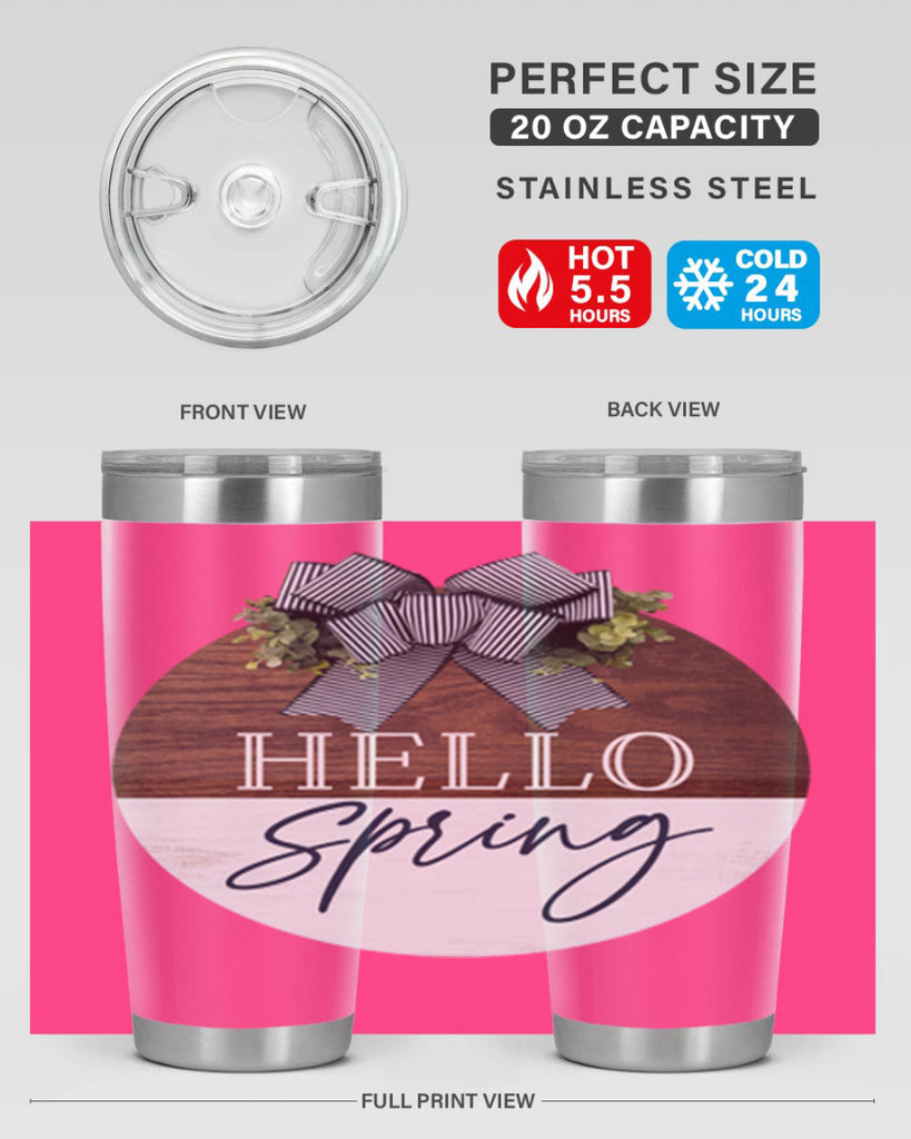 Hello Spring basic Mockup187#- spring- Tumbler