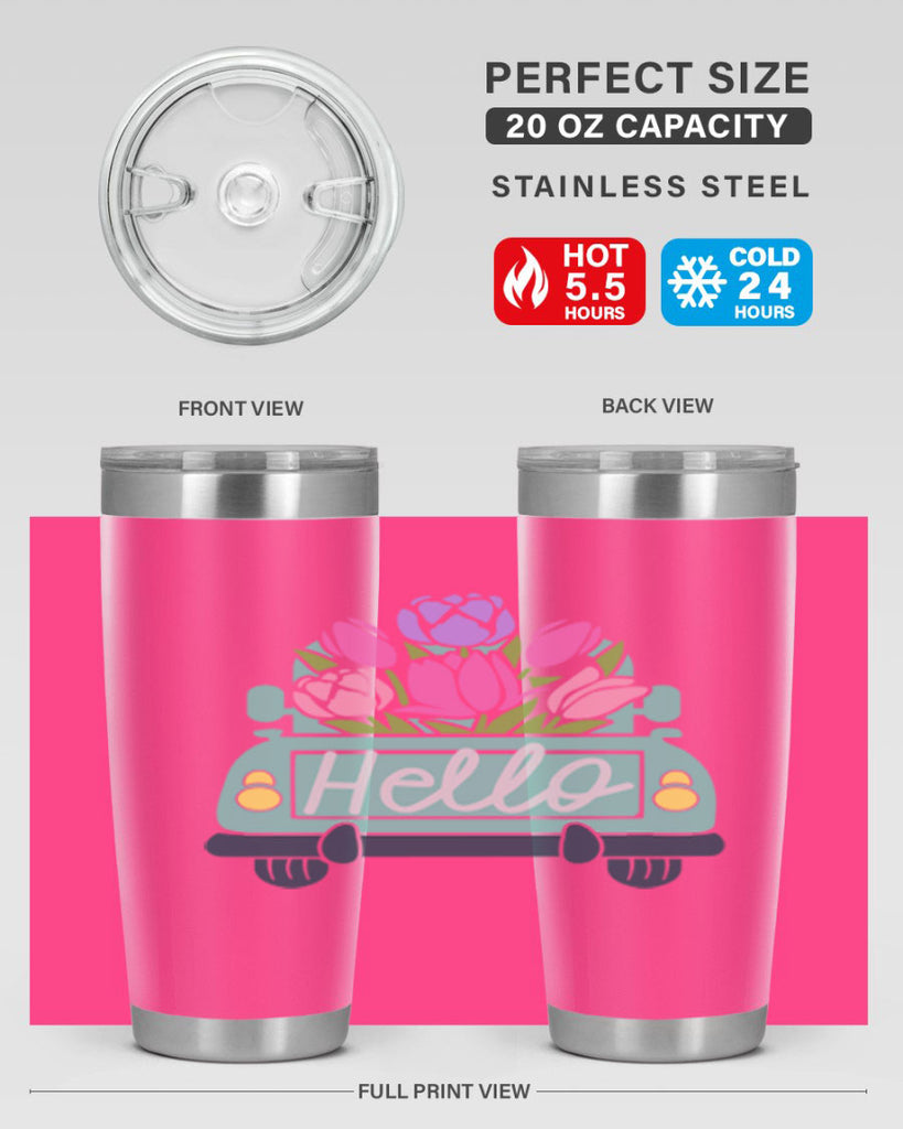 Hello Truck218#- spring- Tumbler