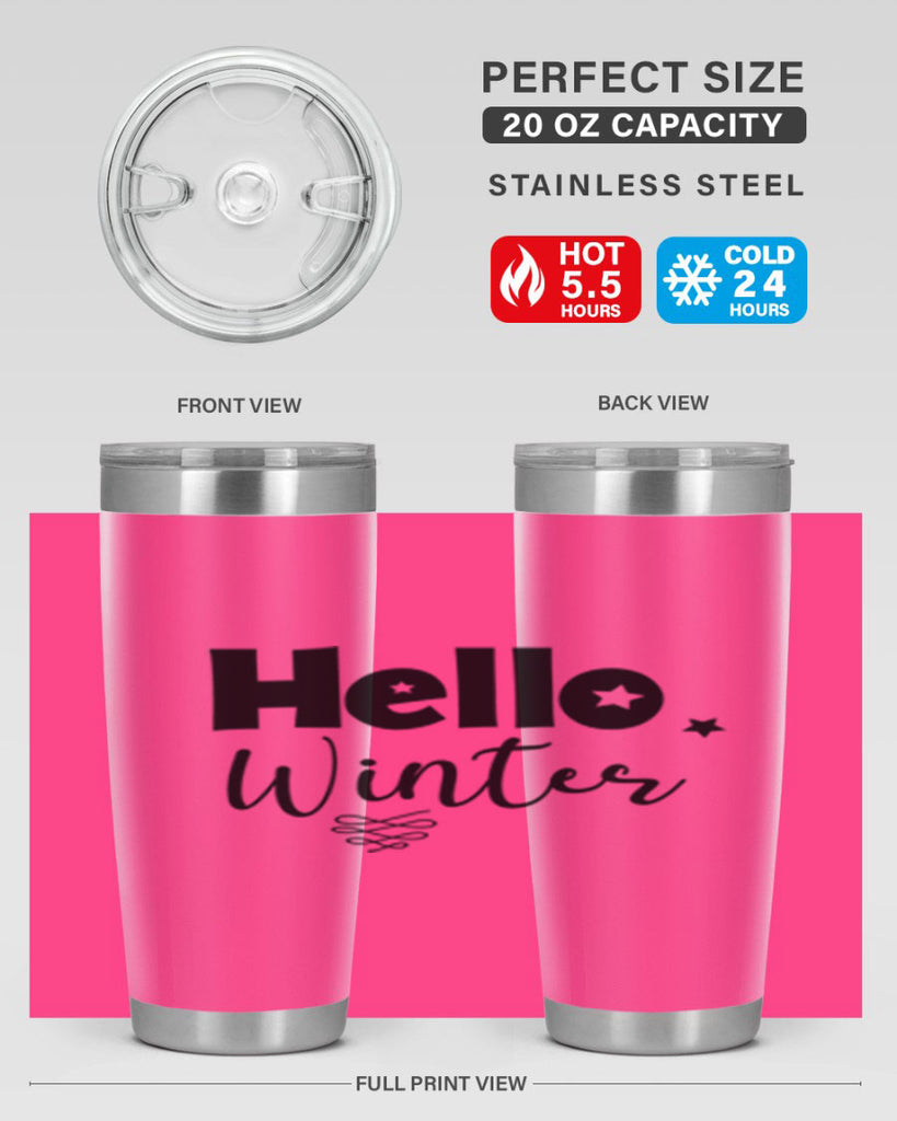 Hello Winter 170#- winter- Tumbler
