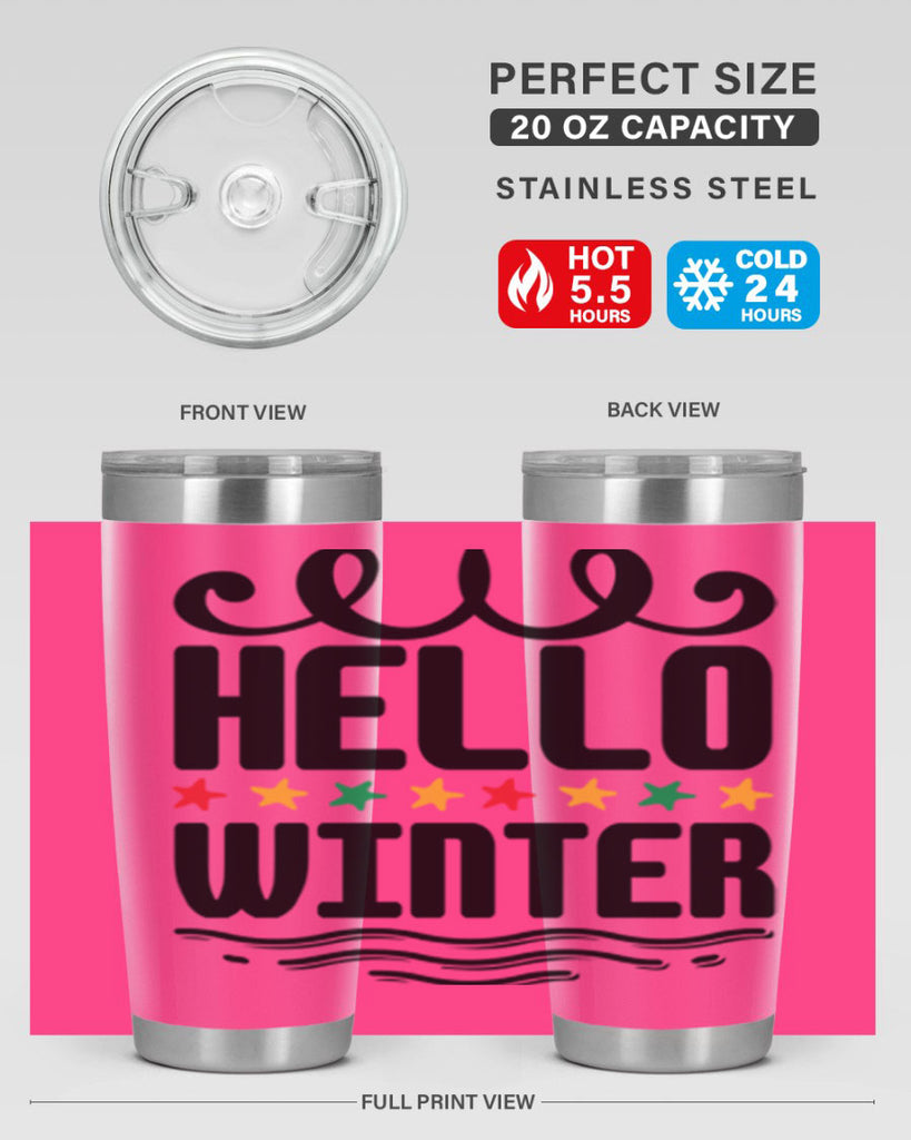 Hello Winter 185#- winter- Tumbler
