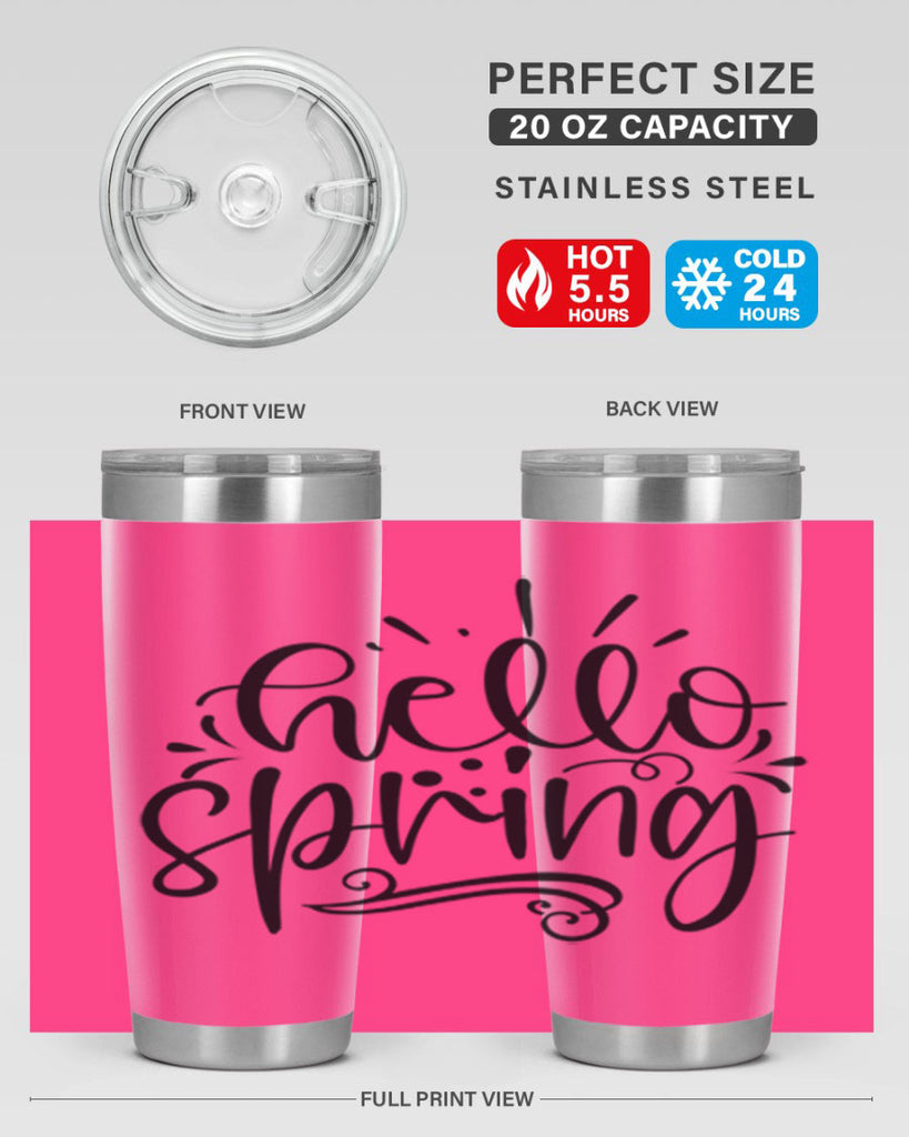 Hello spring 3#- spring- Tumbler