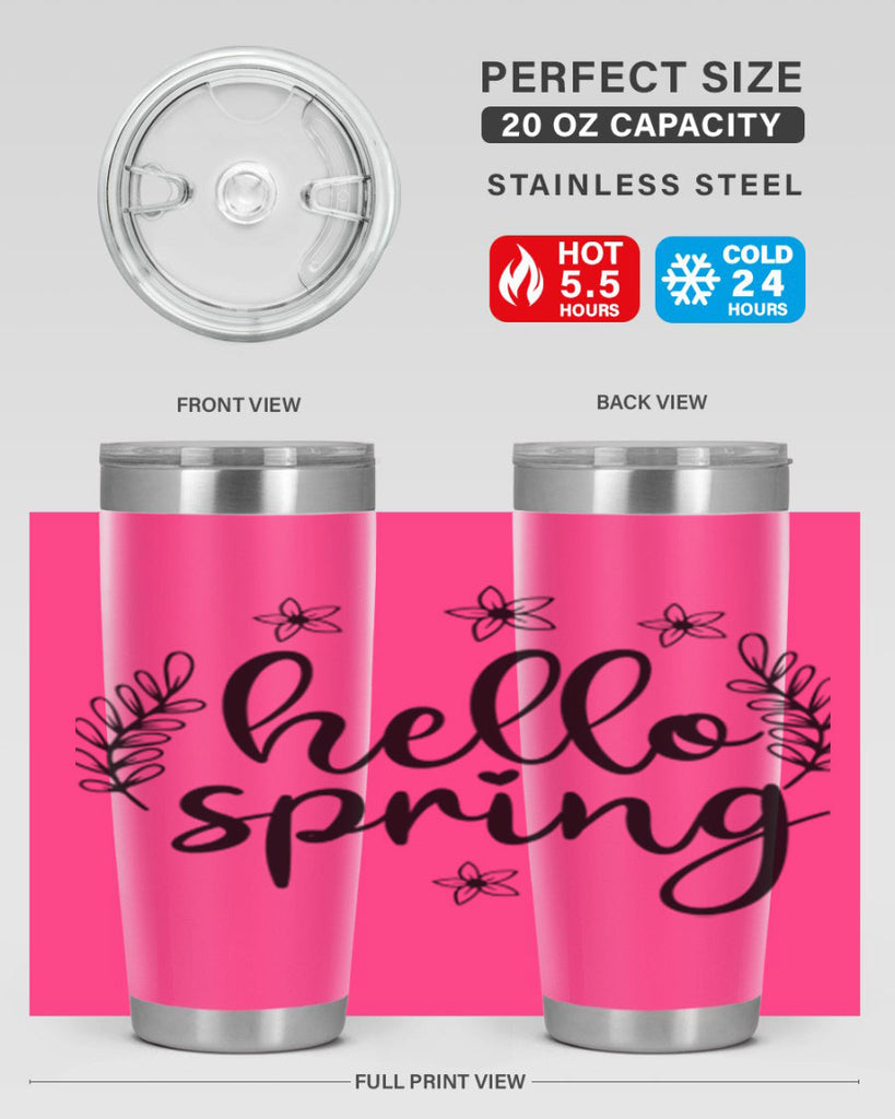 Hello spring design  221#- spring- Tumbler