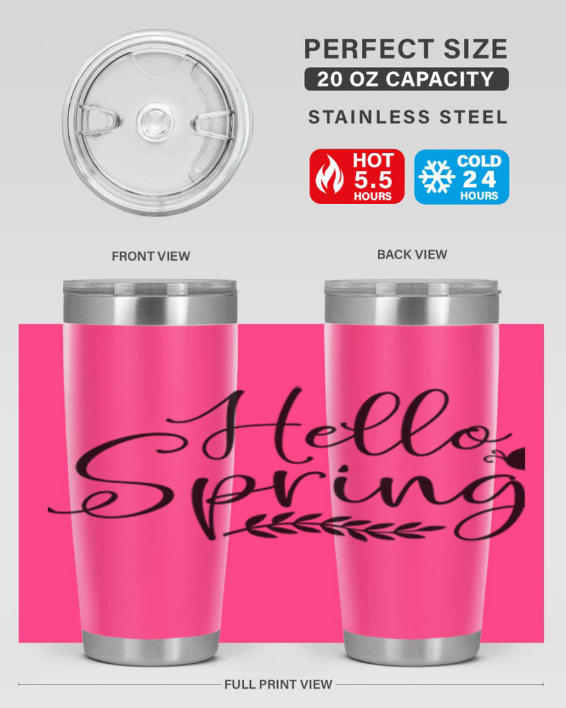 Hello spring design  222#- spring- Tumbler