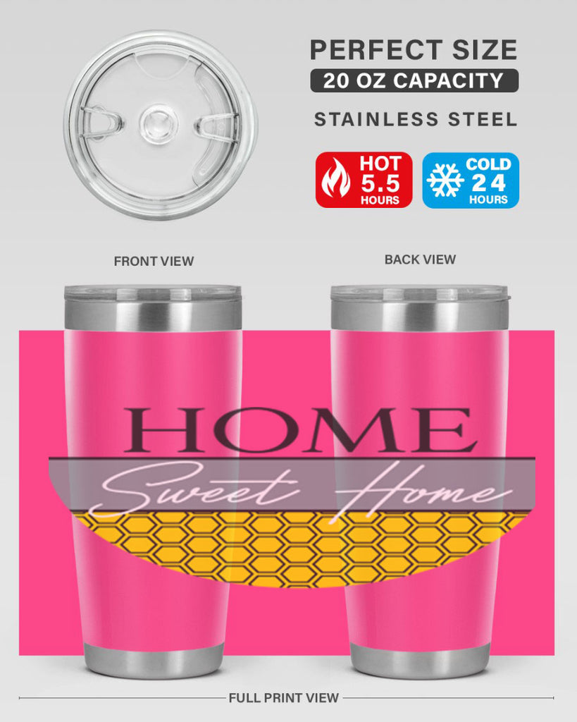 Home Sweet Home Hive lines246#- spring- Tumbler