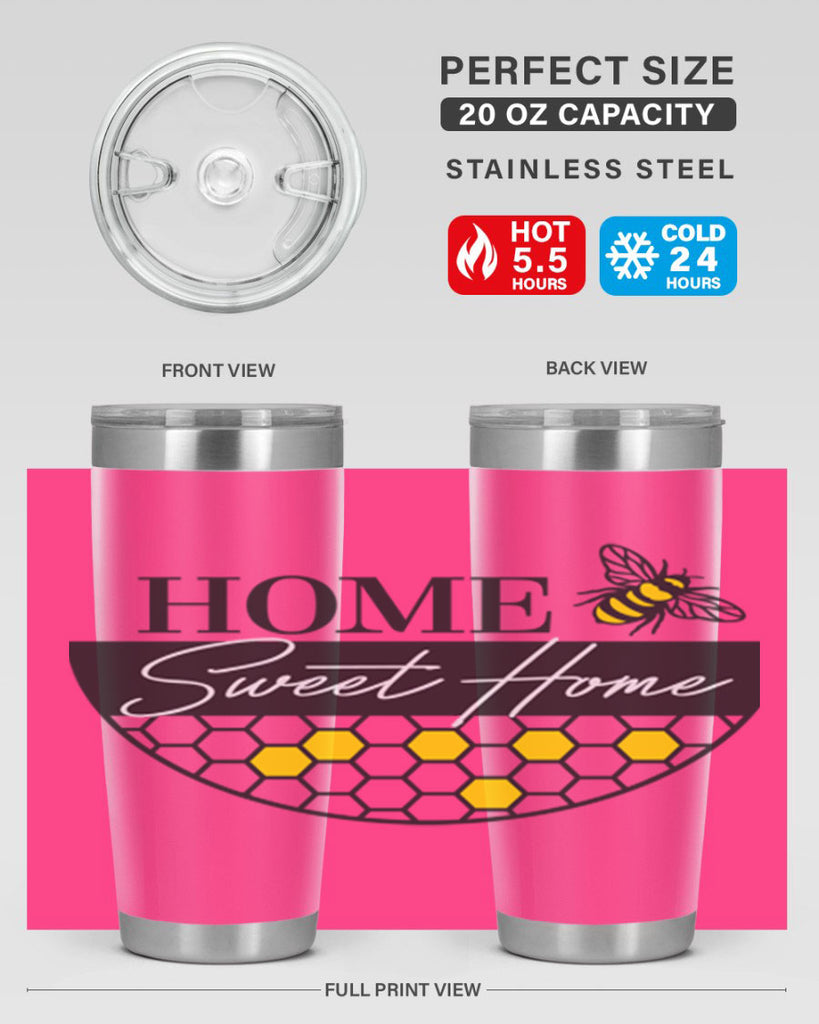 Home Sweet home bee and hive244#- spring- Tumbler