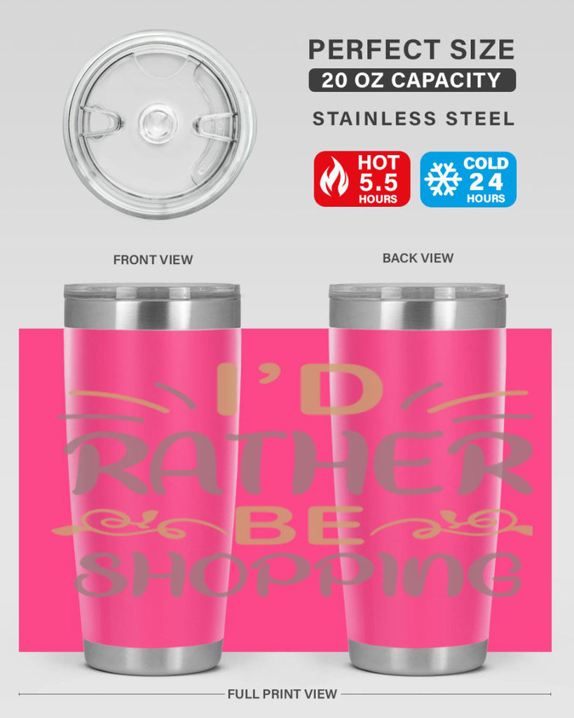 Id Rather Be Shopping 109#- fashion- Cotton Tank
