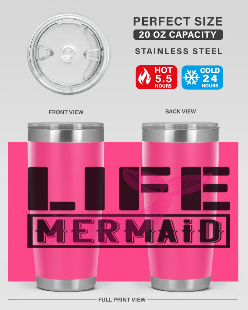 Life mermaid 303#- mermaid- Tumbler