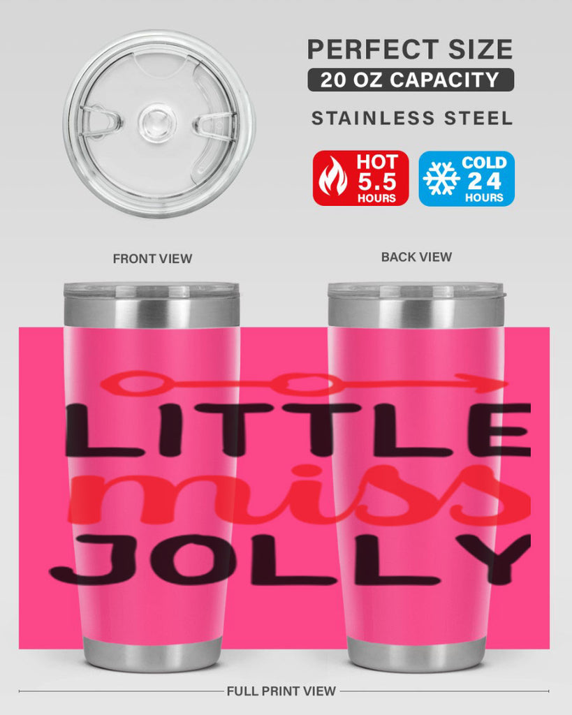 Little miss jolly 306#- winter- Tumbler