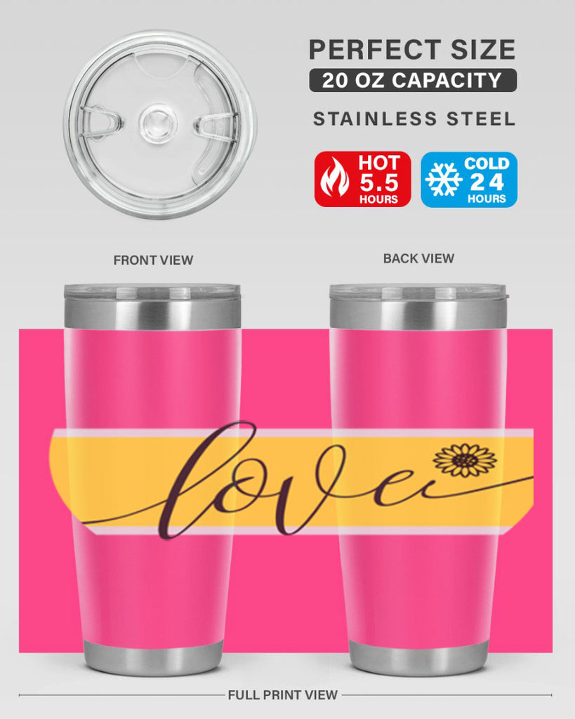Love and daisy327#- spring- Tumbler
