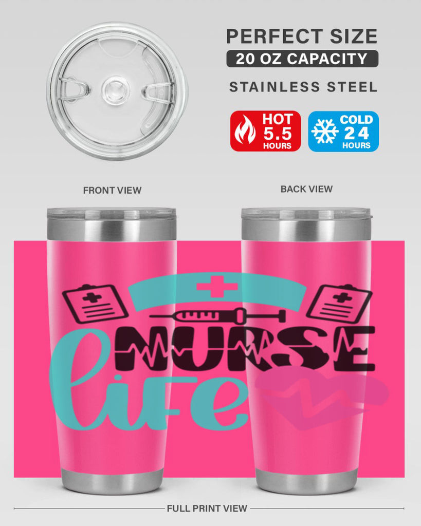 Nurse Life Style Style 106#- nurse- tumbler