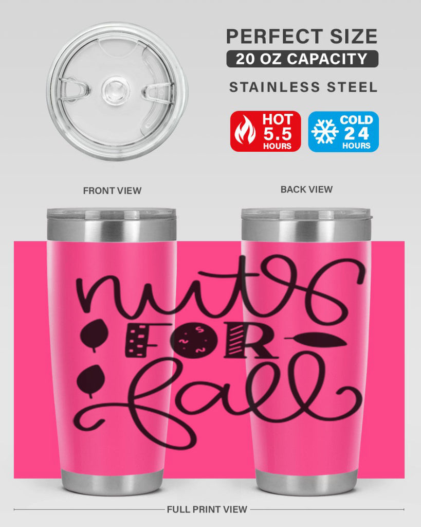 Nuts For Fall 446#- fall- Tumbler