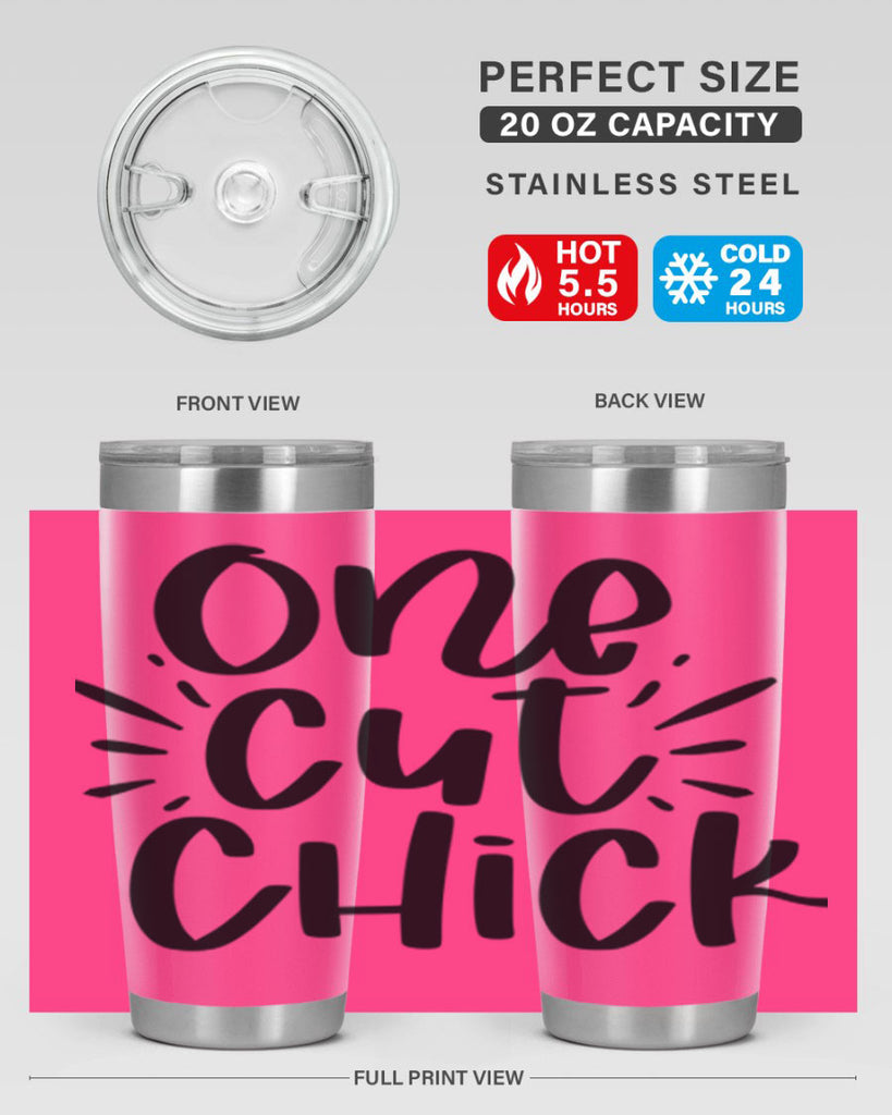 One cut chick  388#- spring- Tumbler