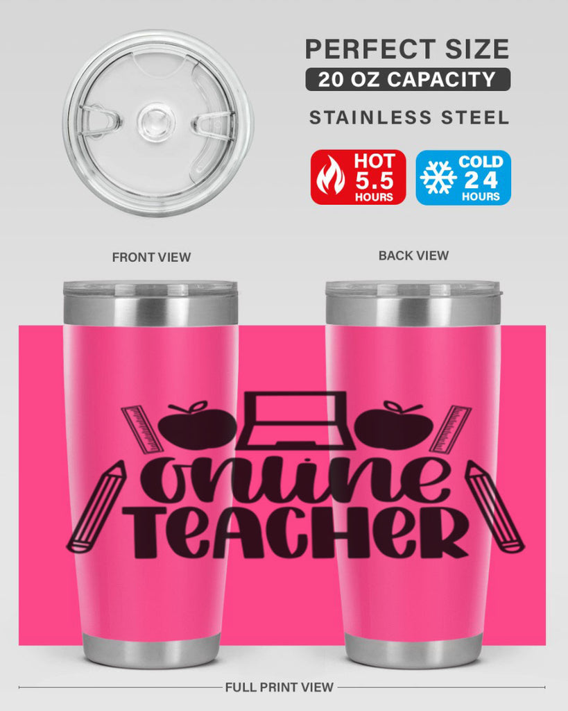 Online Teacher Style 61#- teacher- tumbler