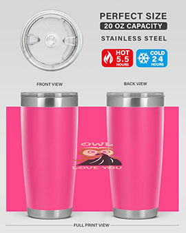 Owl Love You A TurtleRabbit 12#- owl- Tumblers