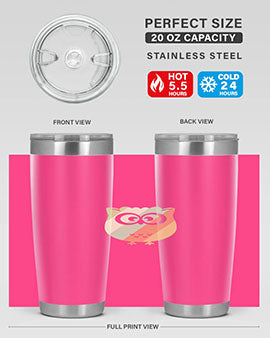 Owl Retro Style Vintage A TurtleRabbit 15#- owl- Tumblers