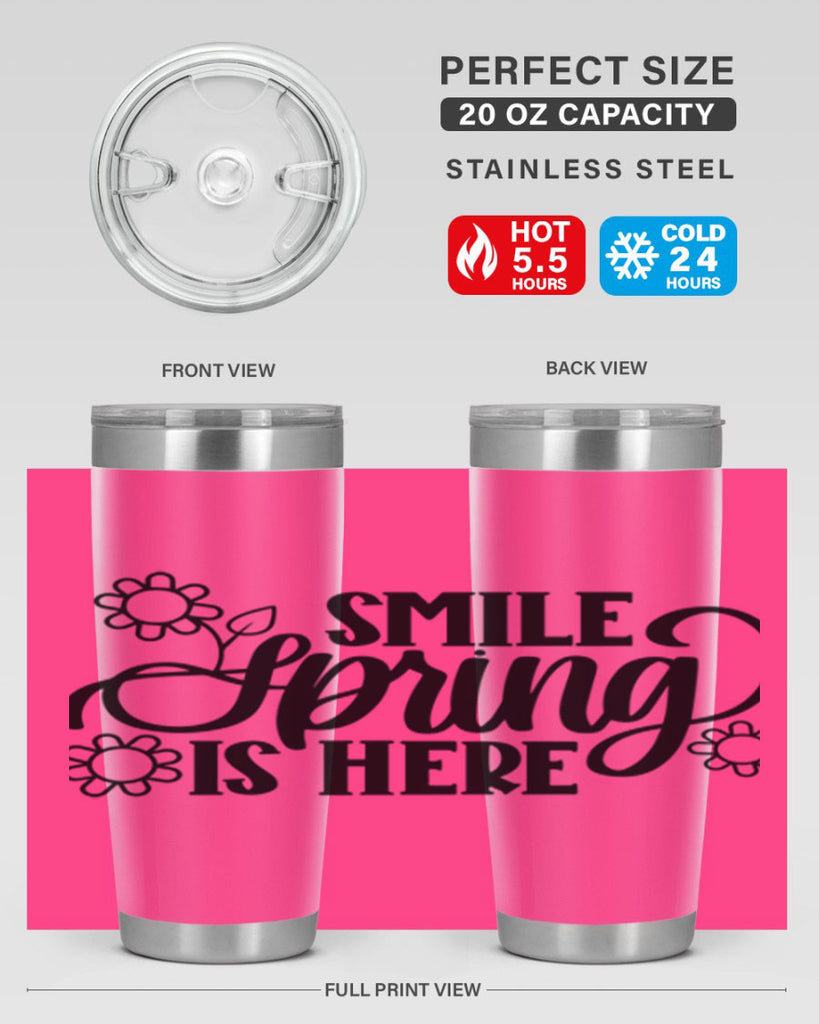 PNG_Smile Spring Is Here395#- spring- Tumbler