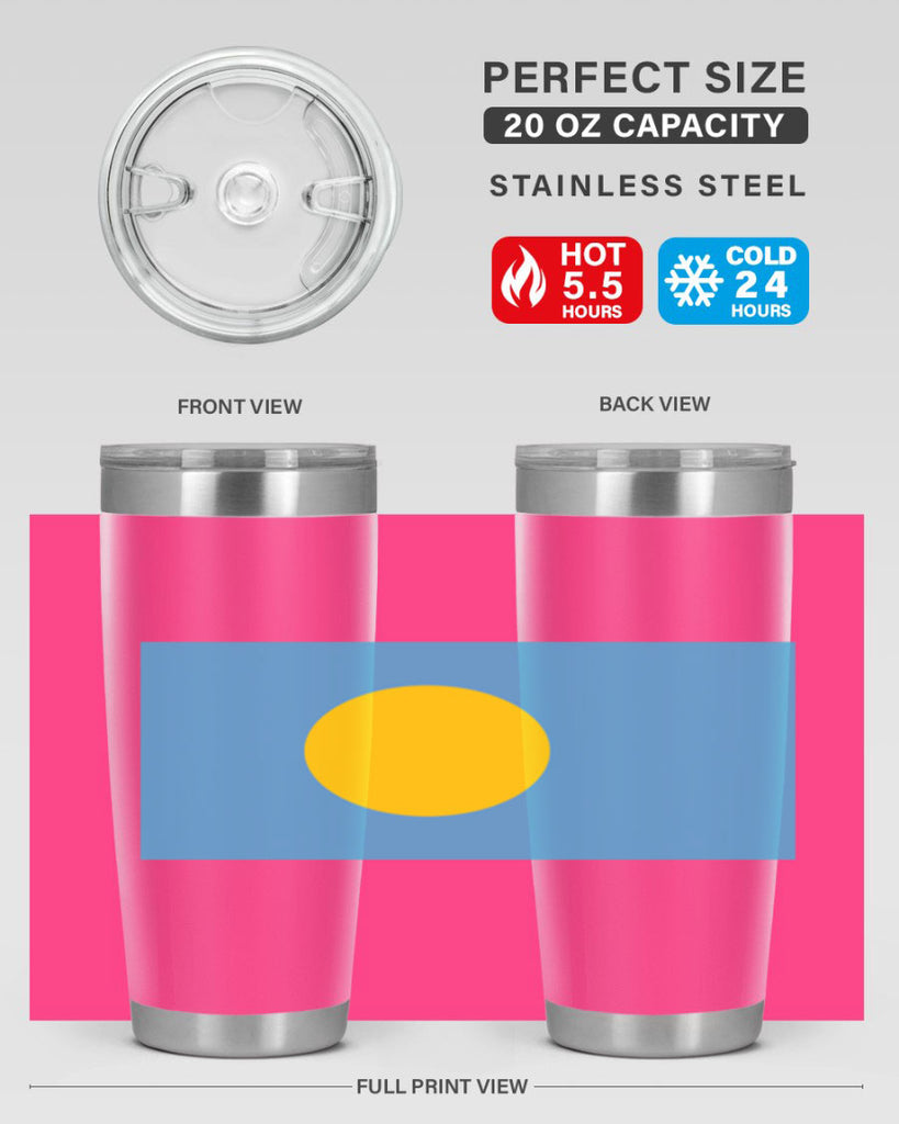 Palau 65#- world flags- Tumbler