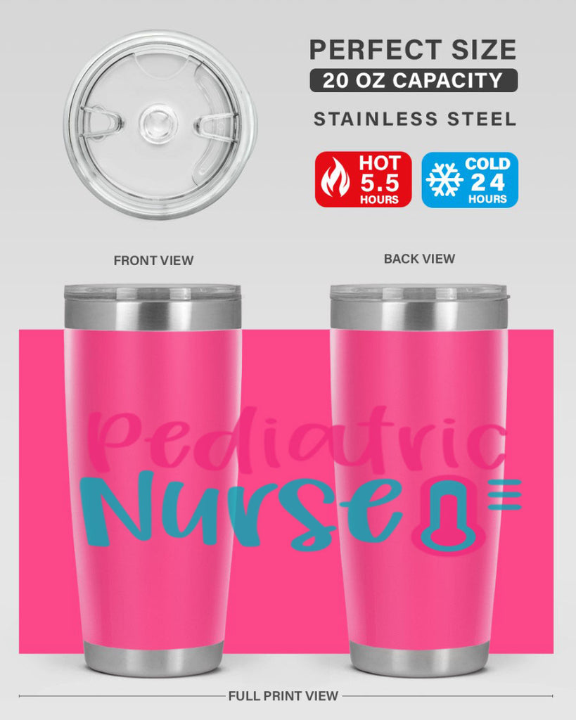 Pediatric Nurse Style 357#- nurse- tumbler