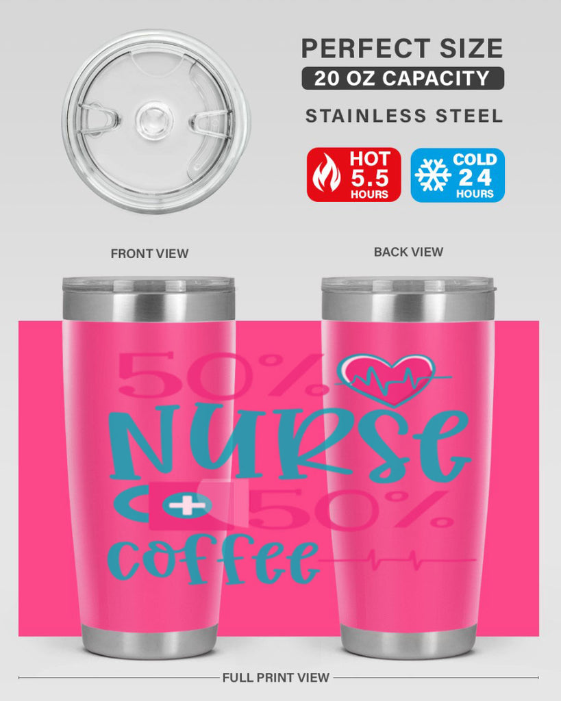 Percent Nurse Percent Coffee Style Style 60#- nurse- tumbler