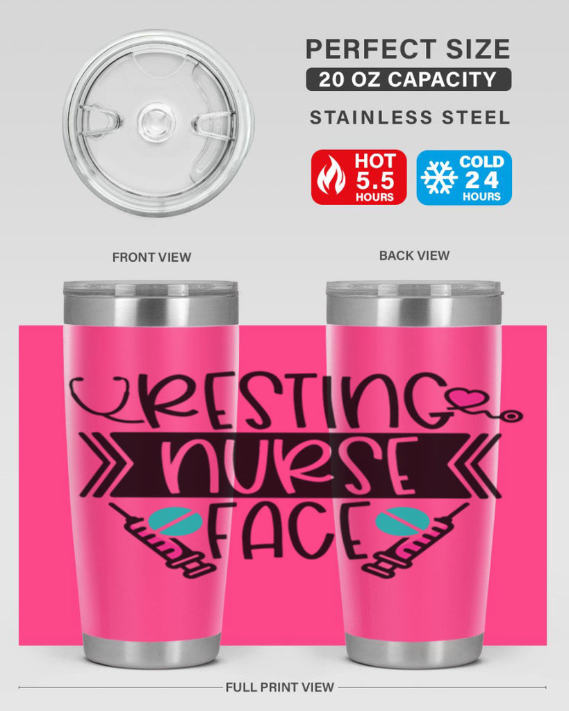 Resting Nurse Face Style Style 58#- nurse- tumbler