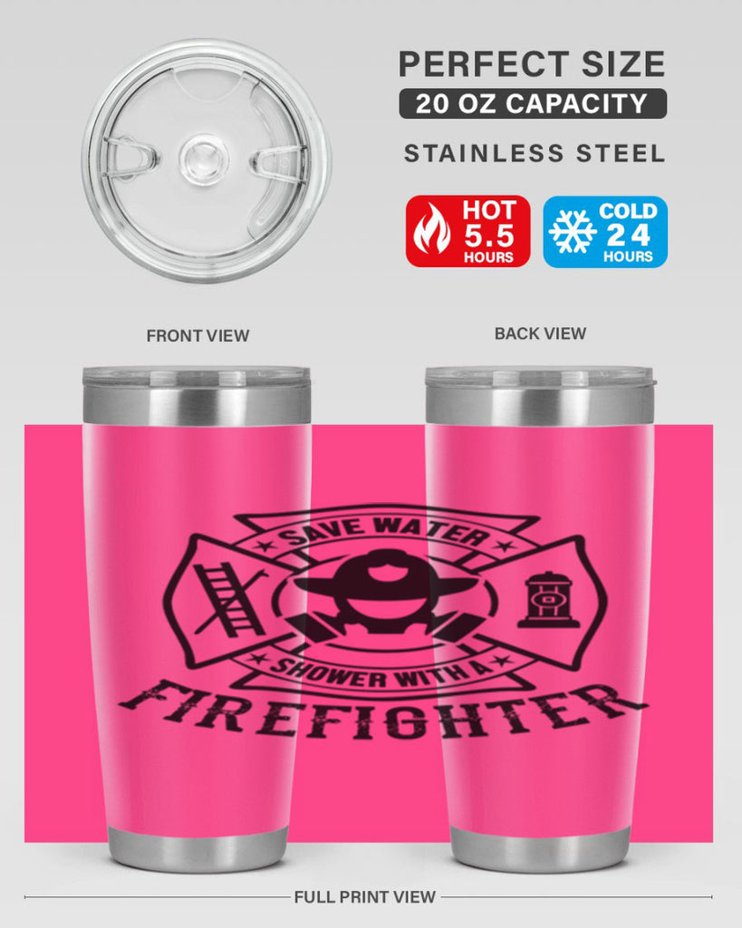 Save water Style 34#- fire fighter- tumbler