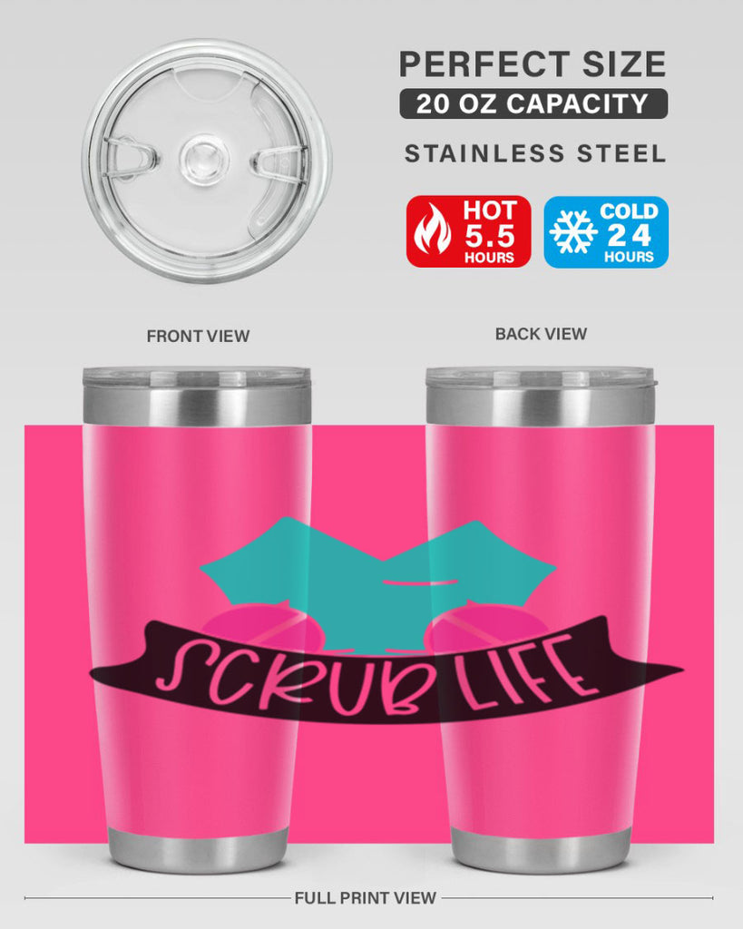 Scrub Life Style Style 45#- nurse- tumbler