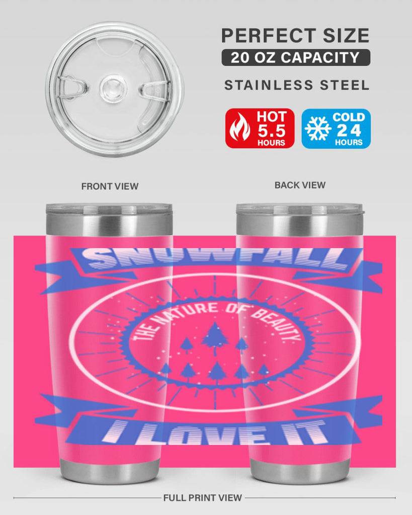 Snowfall Winter 373#- winter- Tumbler