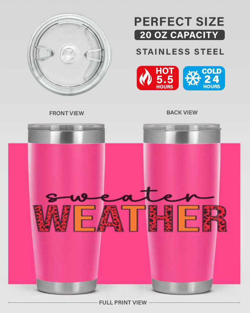 Sweater Weather 587#- fall- Tumbler