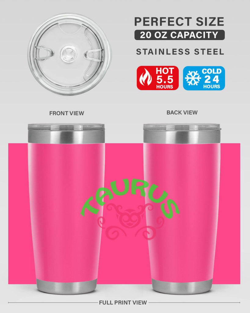 Taurus 493#- zodiac- Tumbler