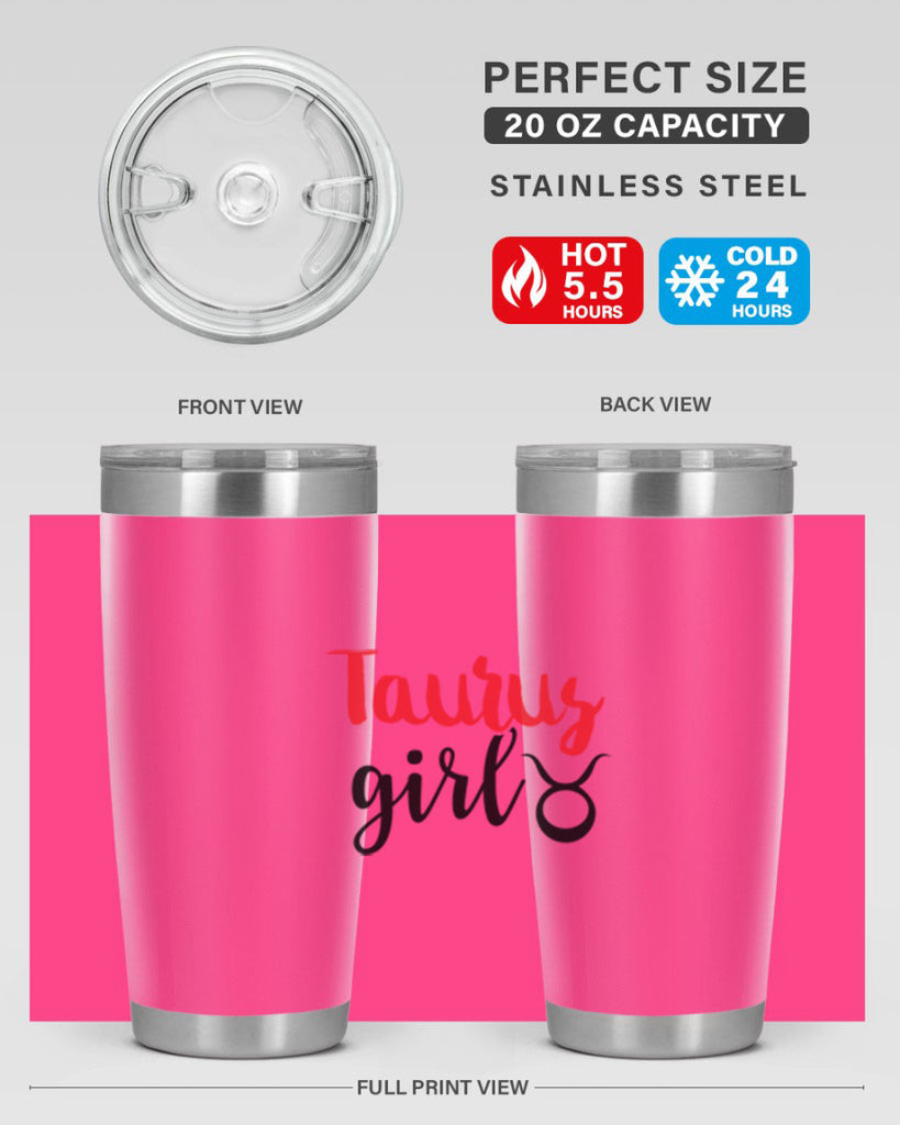 Taurus girl 489#- zodiac- Tumbler