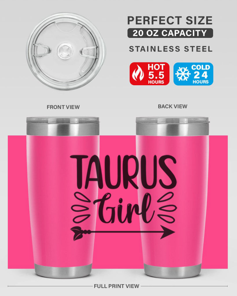 Taurus girl 500#- zodiac- Tumbler
