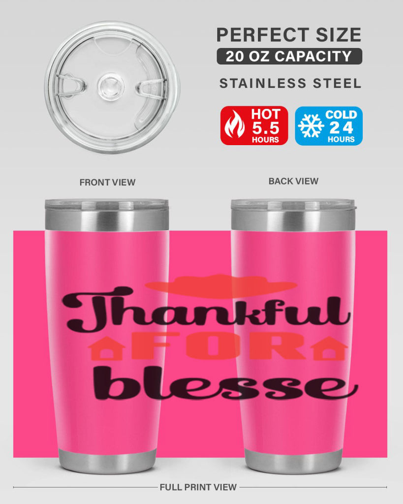 Thankful for blesse 599#- fall- Tumbler