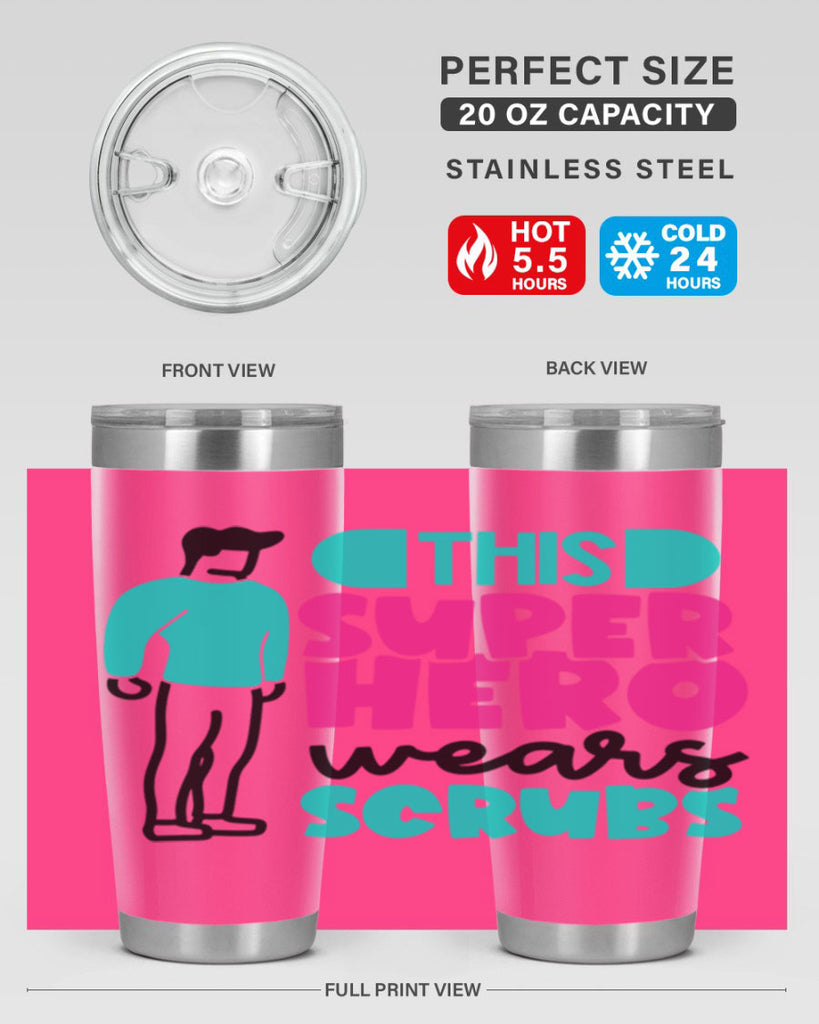 This Superhero Wears Scrubs Style Style 19#- nurse- tumbler