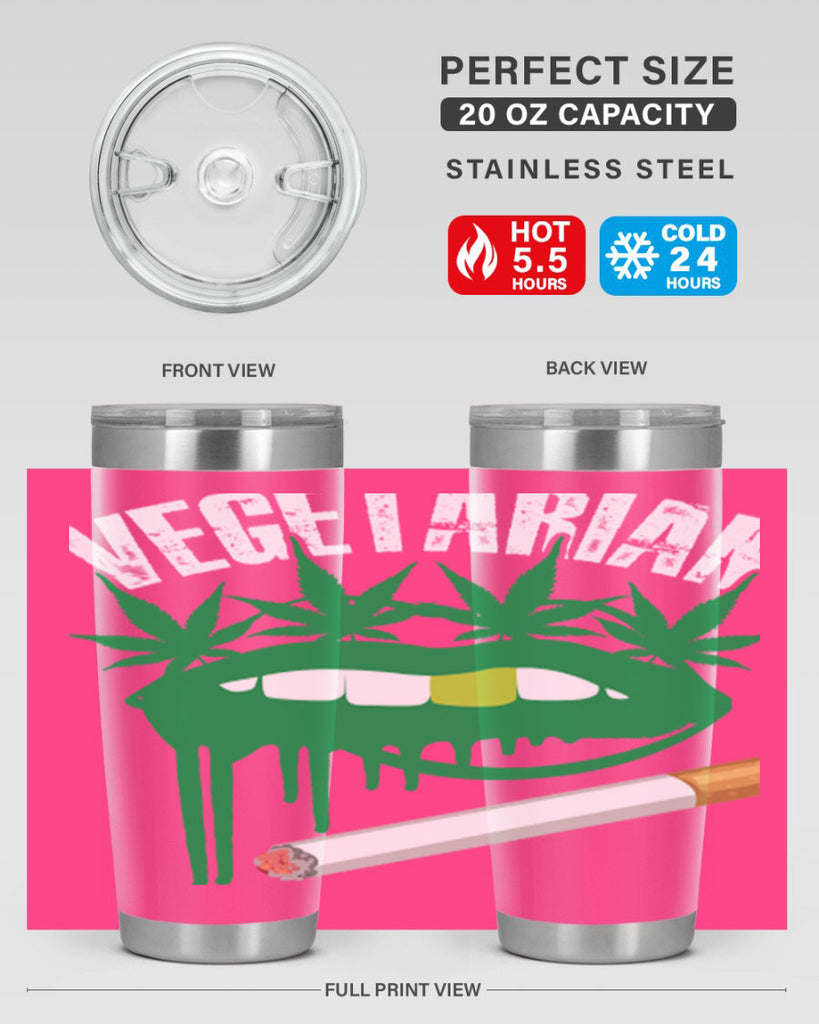Vegetarian 270#- marijuana- Tumbler